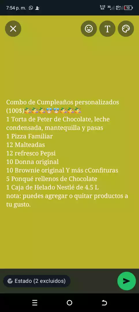 Combo de Cumpleaños #1